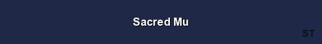 Sacred Mu Server Banner