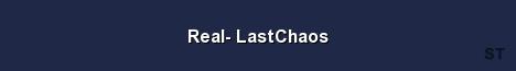 Real LastChaos Server Banner