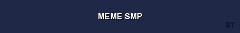 MEME SMP Server Banner