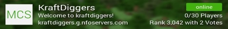 CraftDiggers Server Banner
