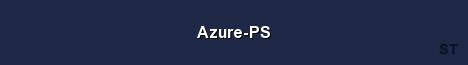 Azure PS Server Banner