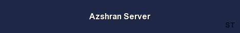 Azshran Server Server Banner