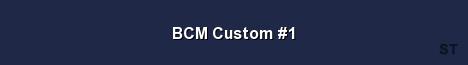 BCM Custom 1 Server Banner