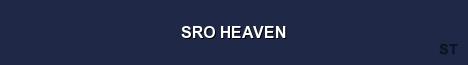 SRO HEAVEN Server Banner