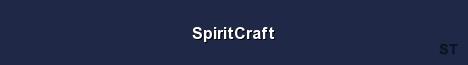 SpiritCraft Server Banner
