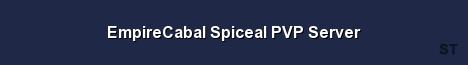 EmpireCabal Spiceal PVP Server Server Banner