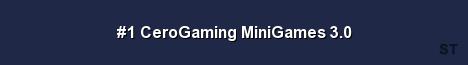 1 CeroGaming MiniGames 3 0 Server Banner
