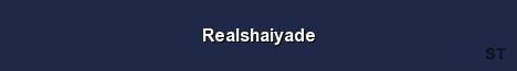 Realshaiyade Server Banner