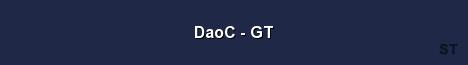 DaoC GT Server Banner