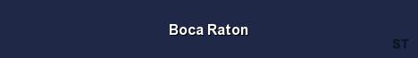 Boca Raton Server Banner