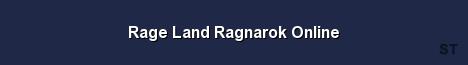 Rage Land Ragnarok Online 