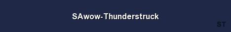 SAwow Thunderstruck Server Banner