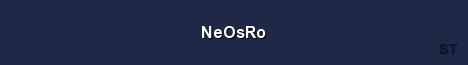NeOsRo Server Banner