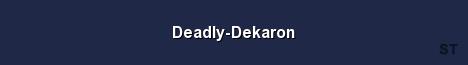 Deadly Dekaron Server Banner