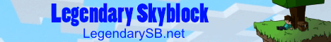 Legendary Skyblock Server Banner