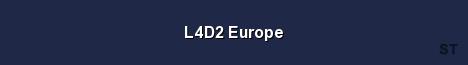 L4D2 Europe Server Banner