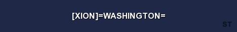 XION WASHINGTON Server Banner