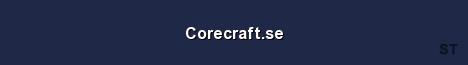 Corecraft se Server Banner