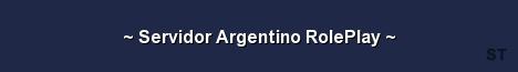 Servidor Argentino RolePlay Server Banner