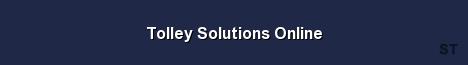 Tolley Solutions Online Server Banner