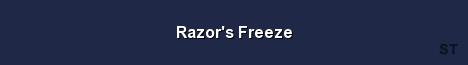 Razor s Freeze Server Banner