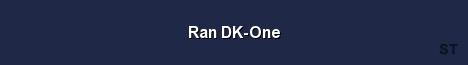 Ran DK One Server Banner