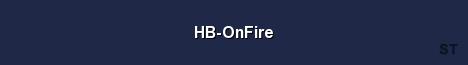 HB OnFire Server Banner