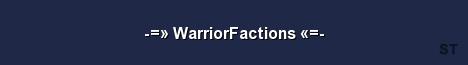 WarriorFactions Server Banner