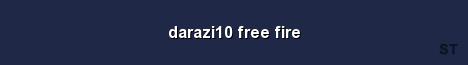 darazi10 free fire Server Banner