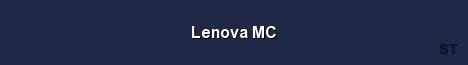 Lenova MC Server Banner