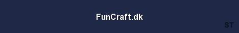 FunCraft dk Server Banner