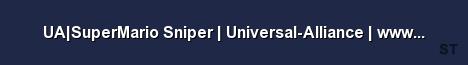 UA SuperMario Sniper Universal Alliance www UA Clan de Server Banner