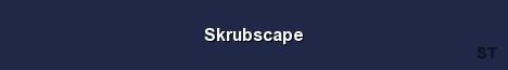 Skrubscape Server Banner