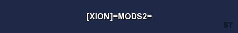 XION MODS2 Server Banner