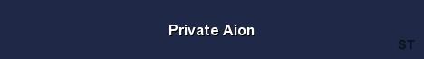 Private Aion Server Banner