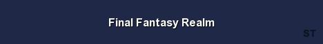 Final Fantasy Realm Server Banner
