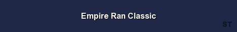 Empire Ran Classic Server Banner