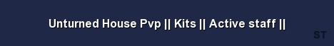 Unturned House Pvp Kits Active staff 