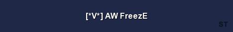 V AW FreezE Server Banner