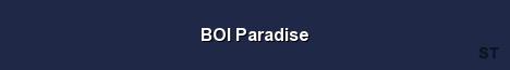 BOI Paradise Server Banner