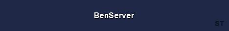 BenServer Server Banner