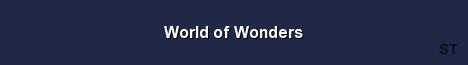 World of Wonders Server Banner