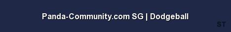 Panda Community com SG Dodgeball Server Banner
