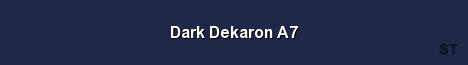 Dark Dekaron A7 
