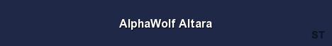 AlphaWolf Altara Server Banner
