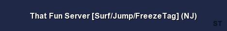 That Fun Server Surf Jump FreezeTag NJ 