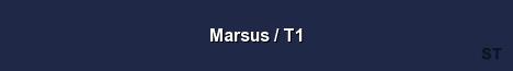 Marsus T1 Server Banner