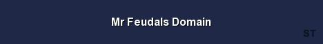 Mr Feudals Domain Server Banner