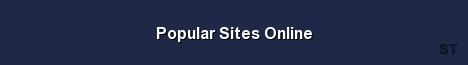 Popular Sites Online Server Banner
