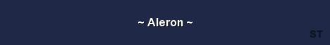 Aleron Server Banner